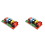 2X Frequency Divider Treble Midrange 2 Way Crossover Car A-Pillar Dedicated Speaker Modification Sound Quality 2