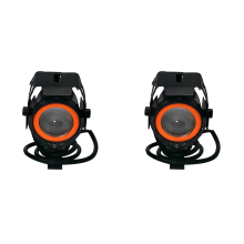 2X U7 Electric Scooter LED Spotlight Highlight Flashing Angel Eyes Motorcycle Light for Remodel A