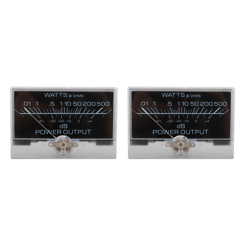 2X 12-16V Vu Meter Analog Panel Audios Level Blue Backlights No Need Driver 4851689837434