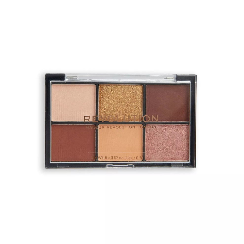 Revolution London Mini 6 Eye Shadow Palette Velvet Rose