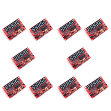 10X 50 MHz Crystal Oscillator Frequency Counter Testers DIY Kit 5 Resolution Digital Red