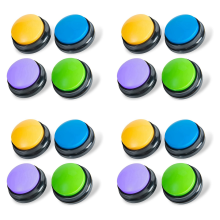 Recordable Dog Buttons, Buttons for Communication Pet Training Buzzer, Talking Button Set Funny Gift ,16PCS