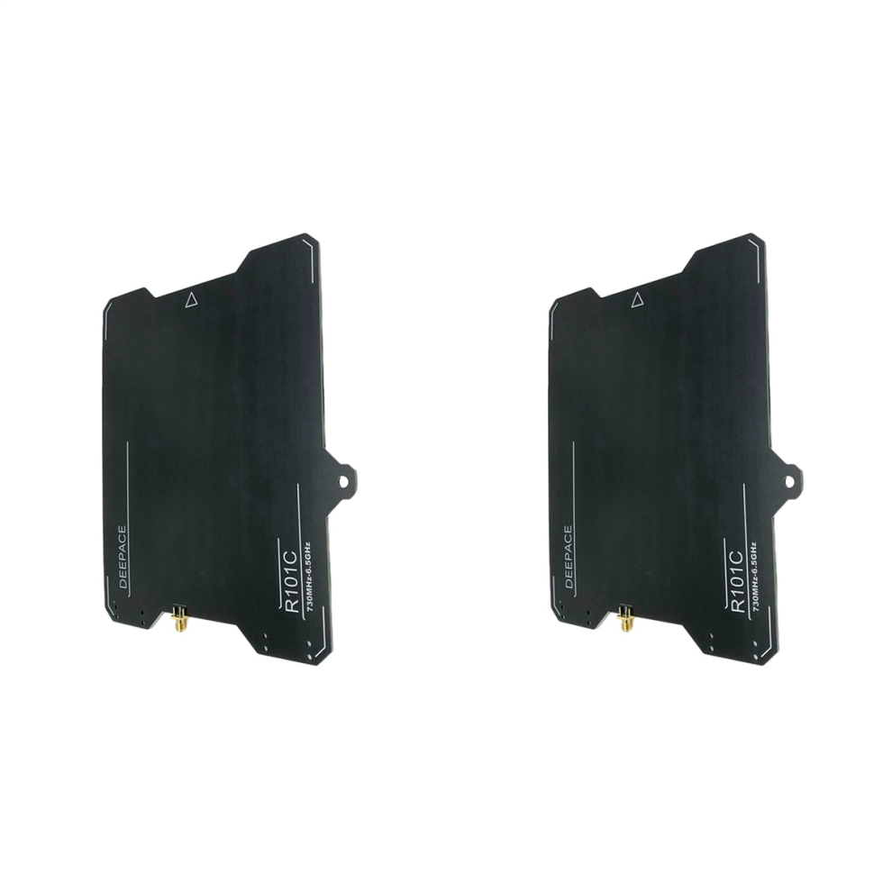 2Pc Antenna High R101c 730Mhz-6.5Ghz 7Dbi Ads-B Uwb Wideband Directional 23X22.5cm Black 4851689834020