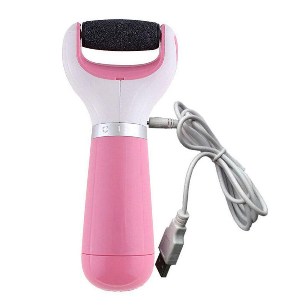 (pink) Usb Electric Foot File Pedicure Grinding Foot Pedicure Dry Dead Skin Remover Exfoliating File Tool