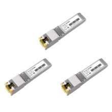3X 10G SFP+ Module 10GbE Copper SFP Modules Optical Port Turn to RJ45 Ethernet Gigabit 1000M Transceiver