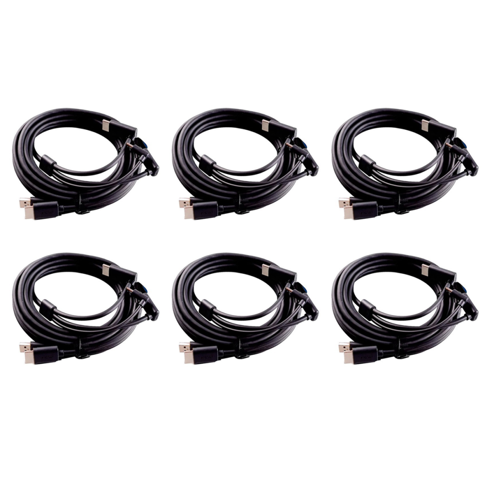 Photos - Cable (video, audio, USB) Jojomino 6X for 3-In-1 Accessories Replacement Cable -Compitable 5M, USB, Power VR Games 
