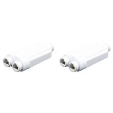 2X 2 Port POE Repeater IP66 10/100Mbps 1 to PoE Extender with IEEE802.3Af/At 48V Outdoor for Switch Camera
