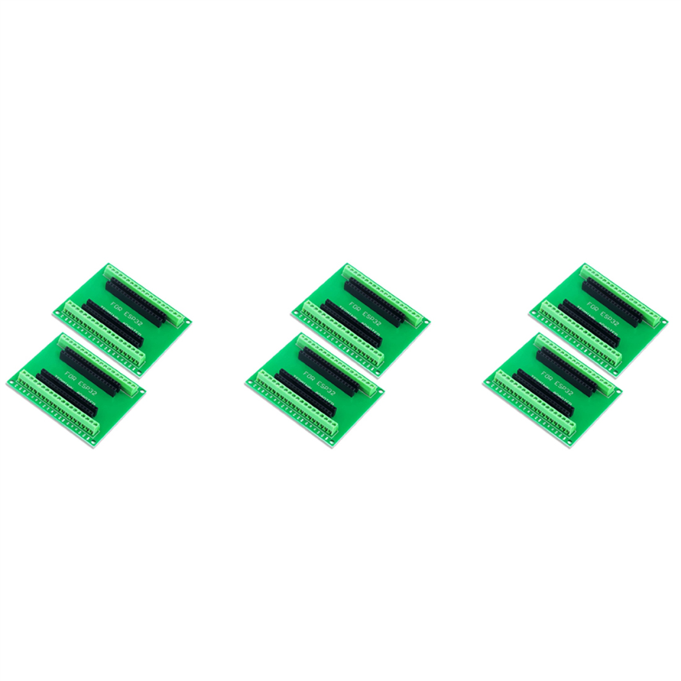 6Pcs Esp32 Breakout Board Gpio 1 Into 2 For 38Pin Narrow Version Esp-Wroom-32 Microcontroller Development 4851689838882