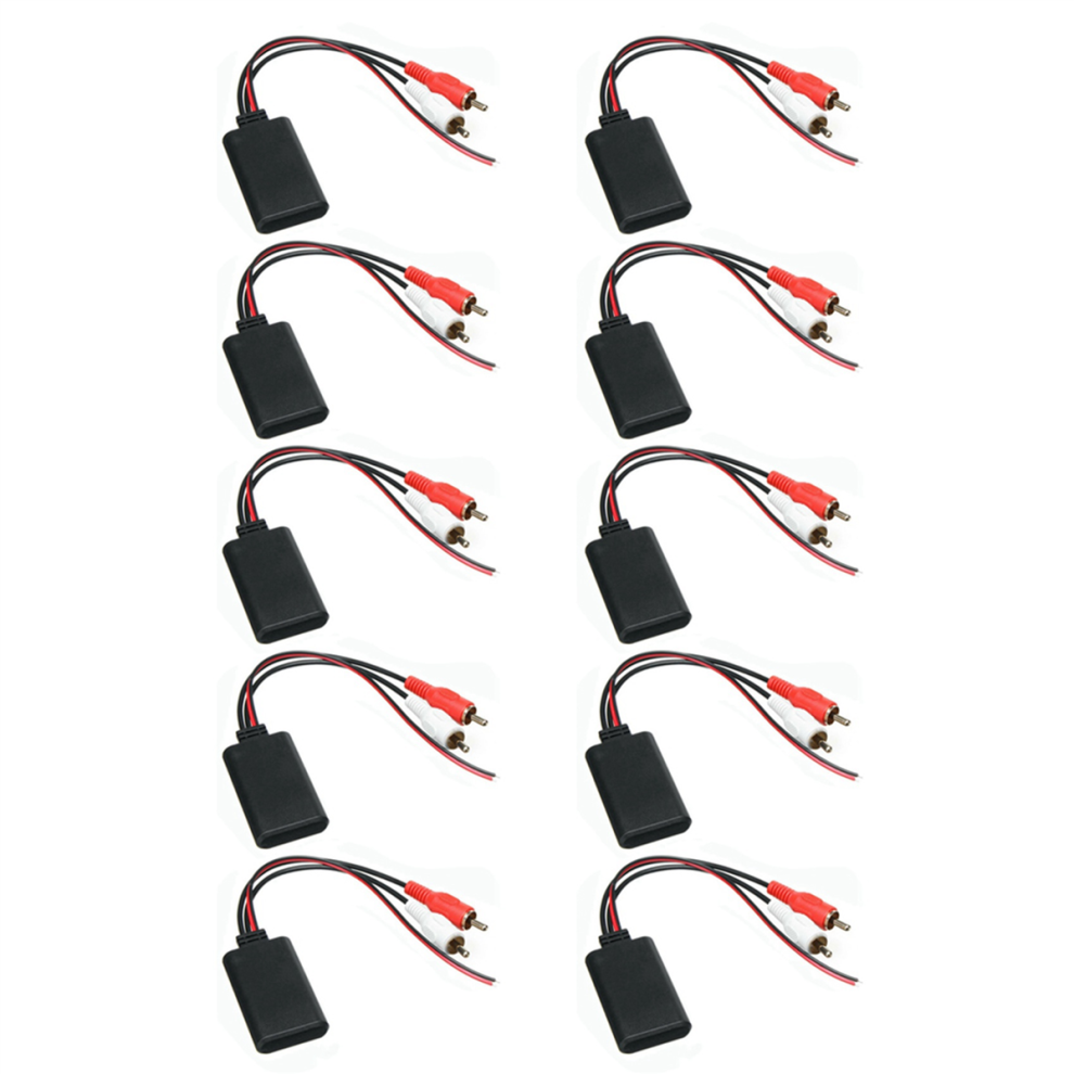 10X Universal Car Usb Adapter Wireless Bluetooth Receiver Home Media Aux Audio Device Cable 4851689838189