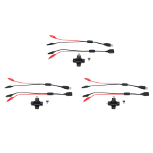 3X USB C Tester,2 in 1 Type Tester Color Screen IPS Digital Multimeter,with Clip Cable Support PD2.0/PD3.0,QC2.0