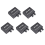 5X AU-202 2 Input Output Stereo Mixer Audio Distributor for Headphone External Power AMP Volume Alone Control 2