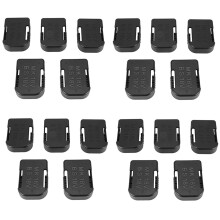 20 Pcs New for 18V Fixing Devices Battery Storage Rack Holder Case(Black)