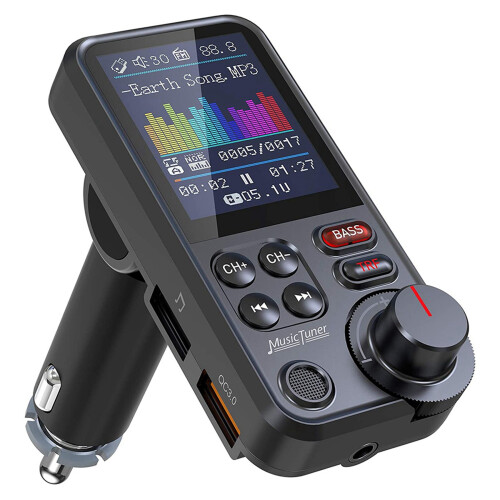 2X BT93 Car Mp3 Player U Disk Music Bluetooth 5.0 FM Transmitter EQ Mode Adjustment USB Fast Charge 2