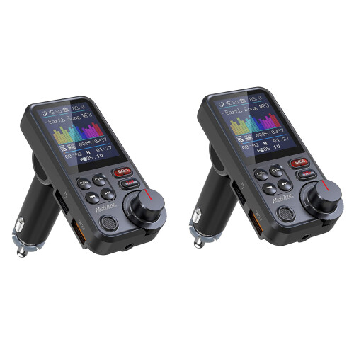 2X BT93 Car Mp3 Player U Disk Music Bluetooth 5.0 FM Transmitter EQ Mode Adjustment USB Fast Charge 1