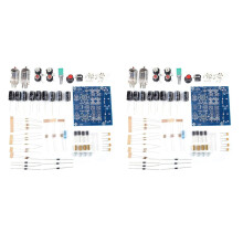 2X 6J1 Tube Amplifiers Board Vacuum Electron Valve Preamp Headphone Amp Parts Preamplifier DIY Kit