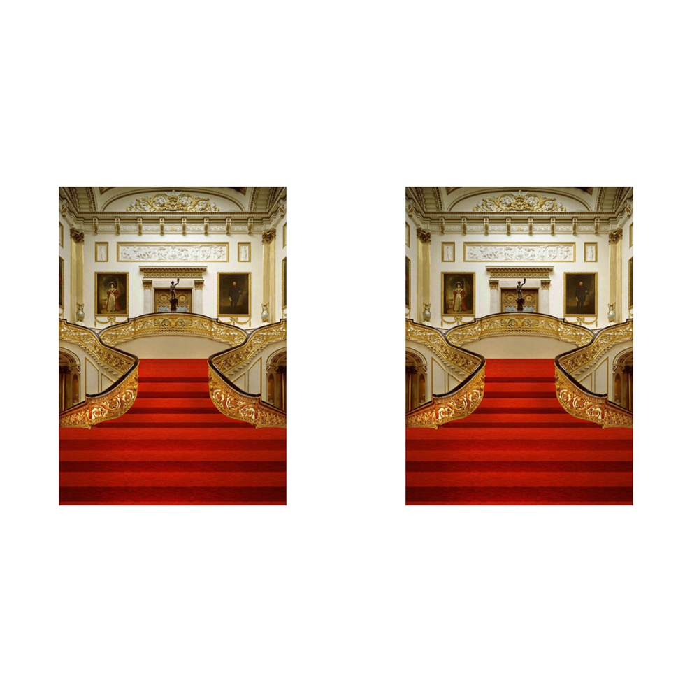 2X Castle Photography Backdrops Vinyl 5X7ft Luxury Wedding Background Photo Props 4851689848546