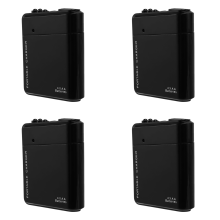 4pcs Black 4X AA Battery Portable Emergency Power Charger USB for Cell Phone