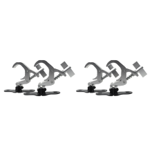 2Pair Aluminum Stage Light Hook Beam Moving Truss Clip Safety Load 150KG for DJ Disco Equipment(A)
