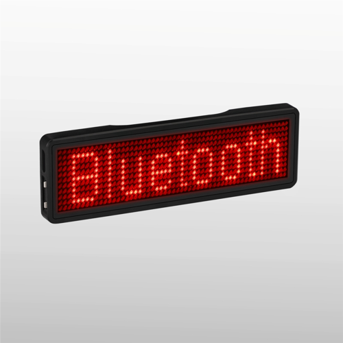 8X Bluetooth LED Name Badge Rechargeable Light Sign DIY Programmable Scrolling Message Board Display LED,Type 2 2