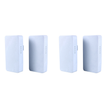 4Pcs Outdoor Wifi Router 2.4G 300Mbps Repeater Wireless Bridge 1KM Long Range Extender 24V POE EU Plug
