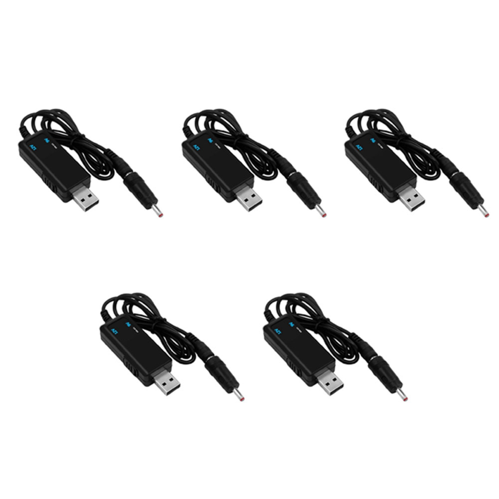 5X Usb Boost Converter Step-Up Cable Dc 5V To 9V 12V 3.5X1.35mm Connecter For Power Converter,1 Support 1 4851689853892