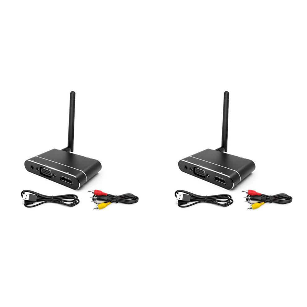 2X Wireless Wifi Hd Vga Av Display Adapter Miracast Airplay Dlna Screen Mirroring For Xr Ios Android Phones 4851689854837