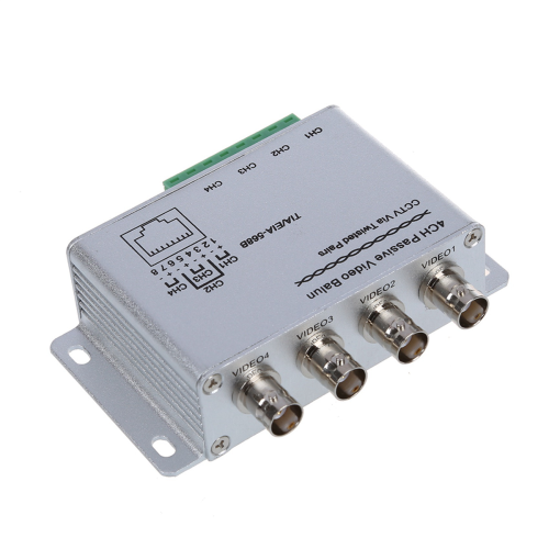 6X UTP 4 Channel Passive Video Balun Transceiver 2
