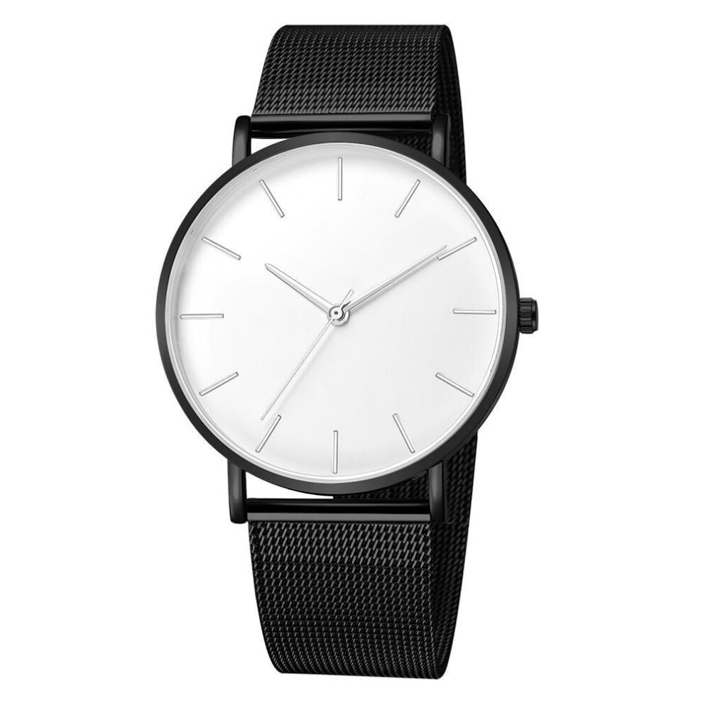 (8) Women Watch Rose Gold Femme 2021 Women&apos;s Mesh Belt Ultra-thin Fashion Luxury Wrist Watches