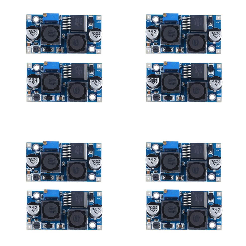 8Pcs Adjustable Dc-Dc Buck Boost Converter Automatic Wide Voltage Regulator Xl6009 Module 4851689857043