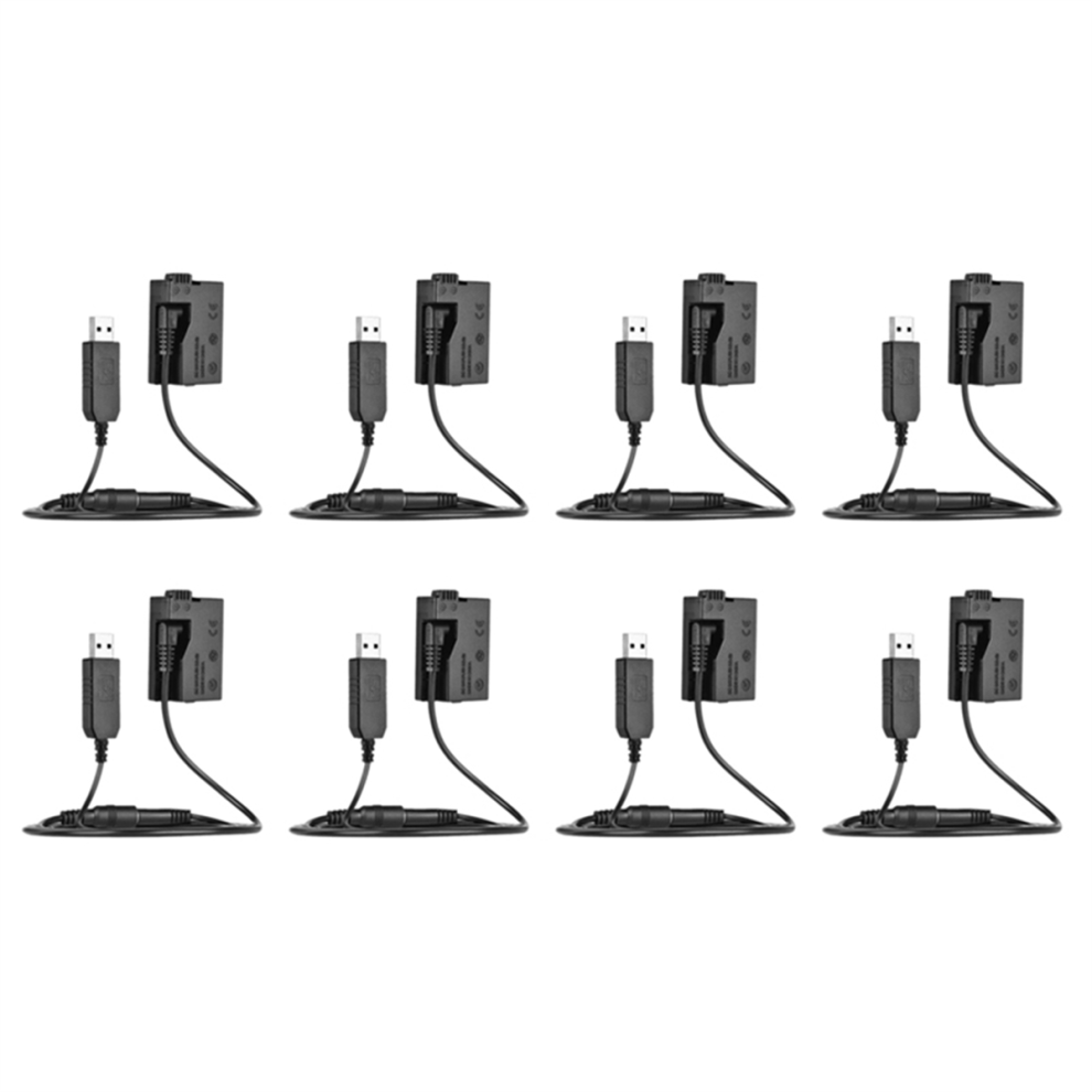 Photos - Other Photo Accessory Jojomino 8X -E8 Dummy Battery with DC Power Bank USB Adapter Cable Replacement for LP-E8 550D 600D DSLR Cameras 