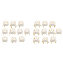 20PCS PCB 9Pin Ceramic B9A Vacuum Tube Socket Audio HIFI DIY Amps for 12AX7 12AU7 12AT7 ECC81 ECC82 ECC83 Golden-Plated
