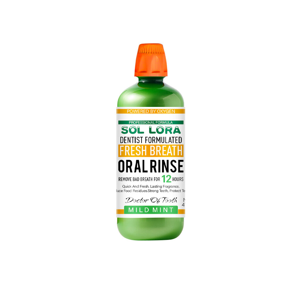 Yetp Star Mint-Flavored Probiotic Mouthwash Bottle In Oral Cleansing And Breath Fresh