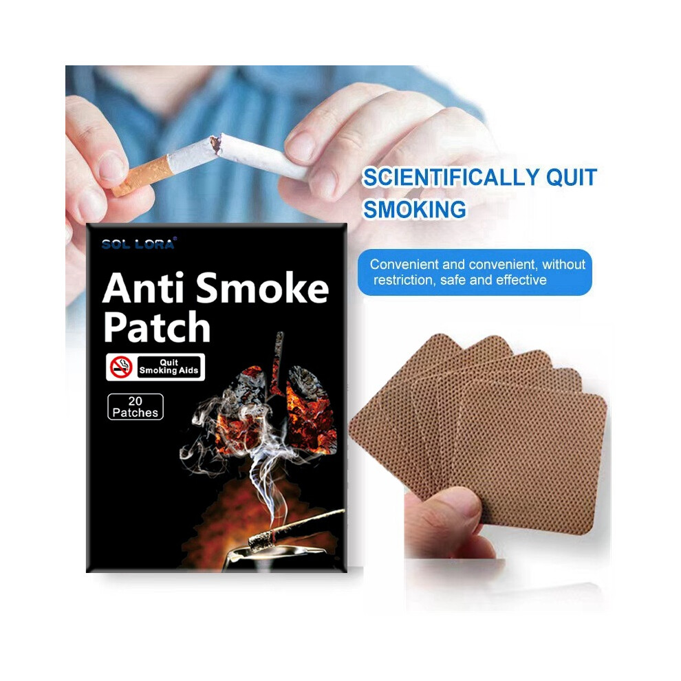 Yetp Star Smoking Control Patches, Acupoint Massage Plaster Patches, 20 Patches In A Box