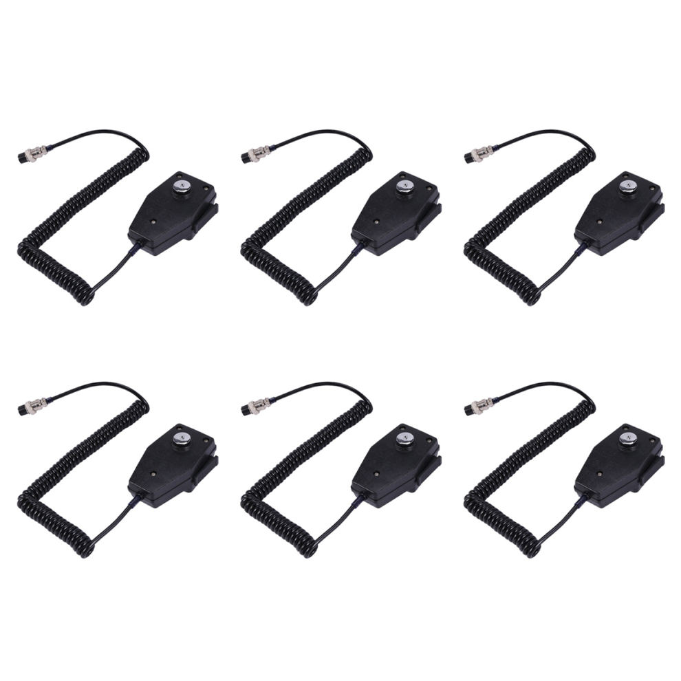 6X Cm4 Cb Radio Speaker Mic Microphone 4 Pin For Cobra/ Car Walkie Talkie 4851689858347