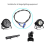 2X 1M AC Power Cable for Beam Moving Light 5R/7R Extension Powercon 6