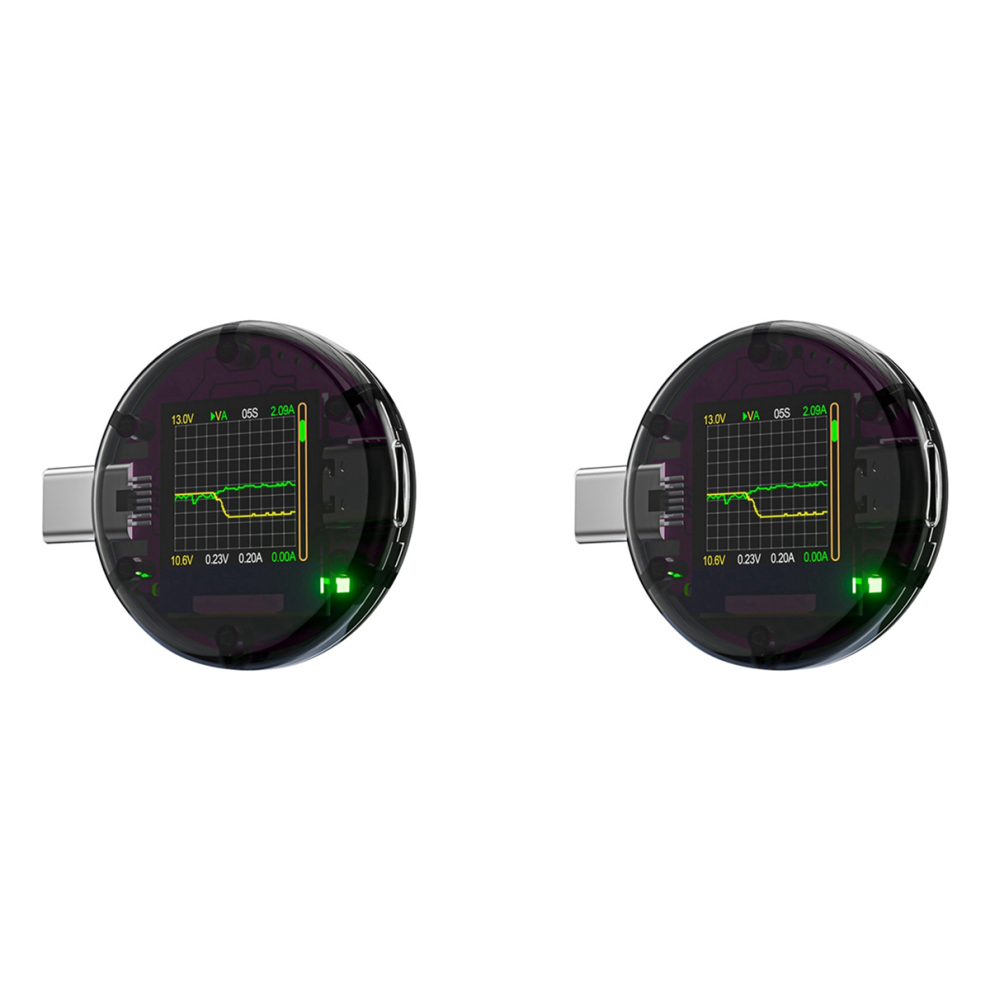Photos - Other for Computer Jojomino 2X 48V USB Tester Type-C PD Detector Digital Voltage Ammeter Power Bank Capacity Meter Amper 