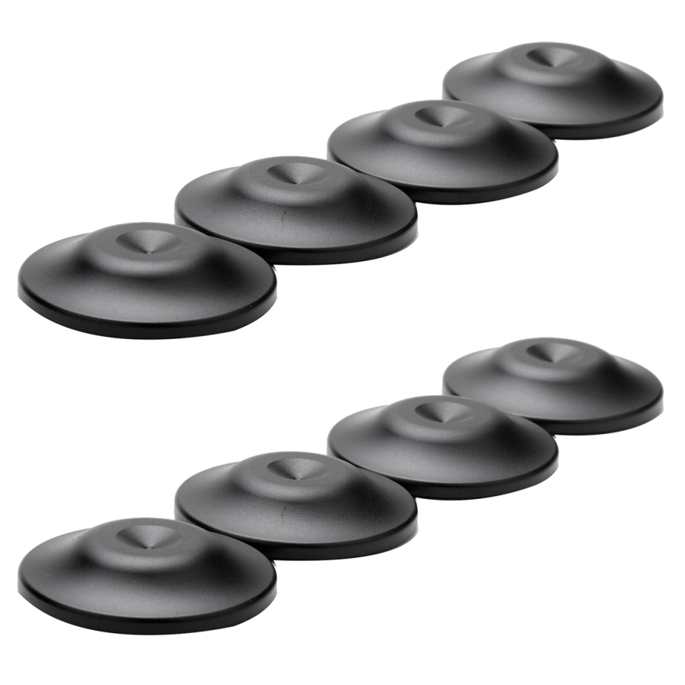 8Pcs Amplifier Speaker Feet Spikes Pads Replacement Speakers Recorder Pad Black 4851689861644