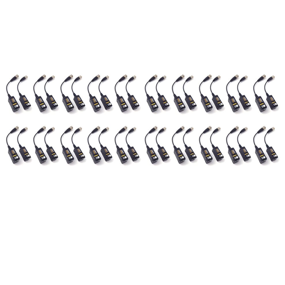20 Pairs Hd Bnc Video Balun 8Mp 1080P 720P Transceivers Utp Cat5 Cvi Tvi Ahd For Camera 4851689862351