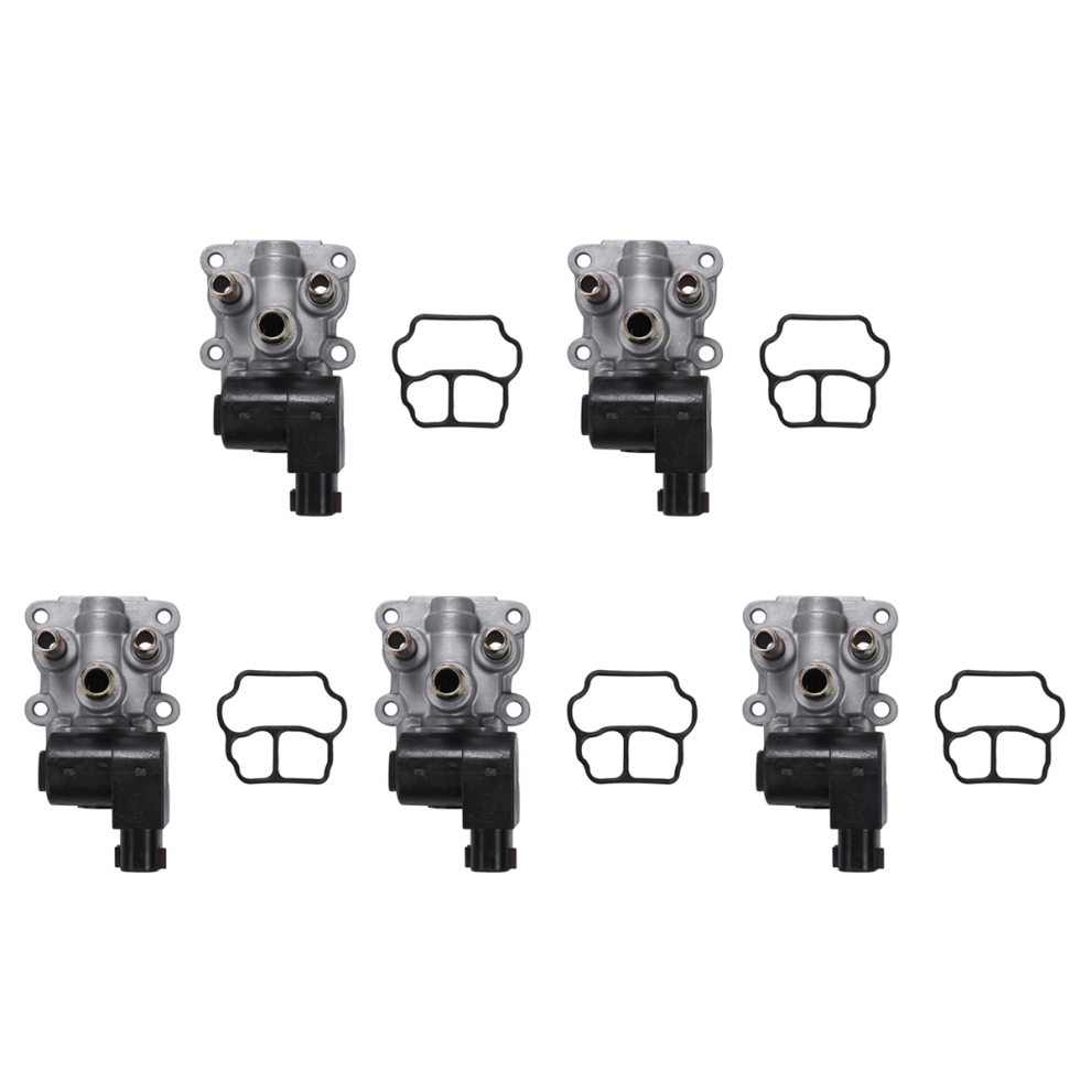 5X 136800-1060 22270-16090 Idle Air Control Valve For Speed Motor 2227016090 1368001060 Silver/Black 4851689862719