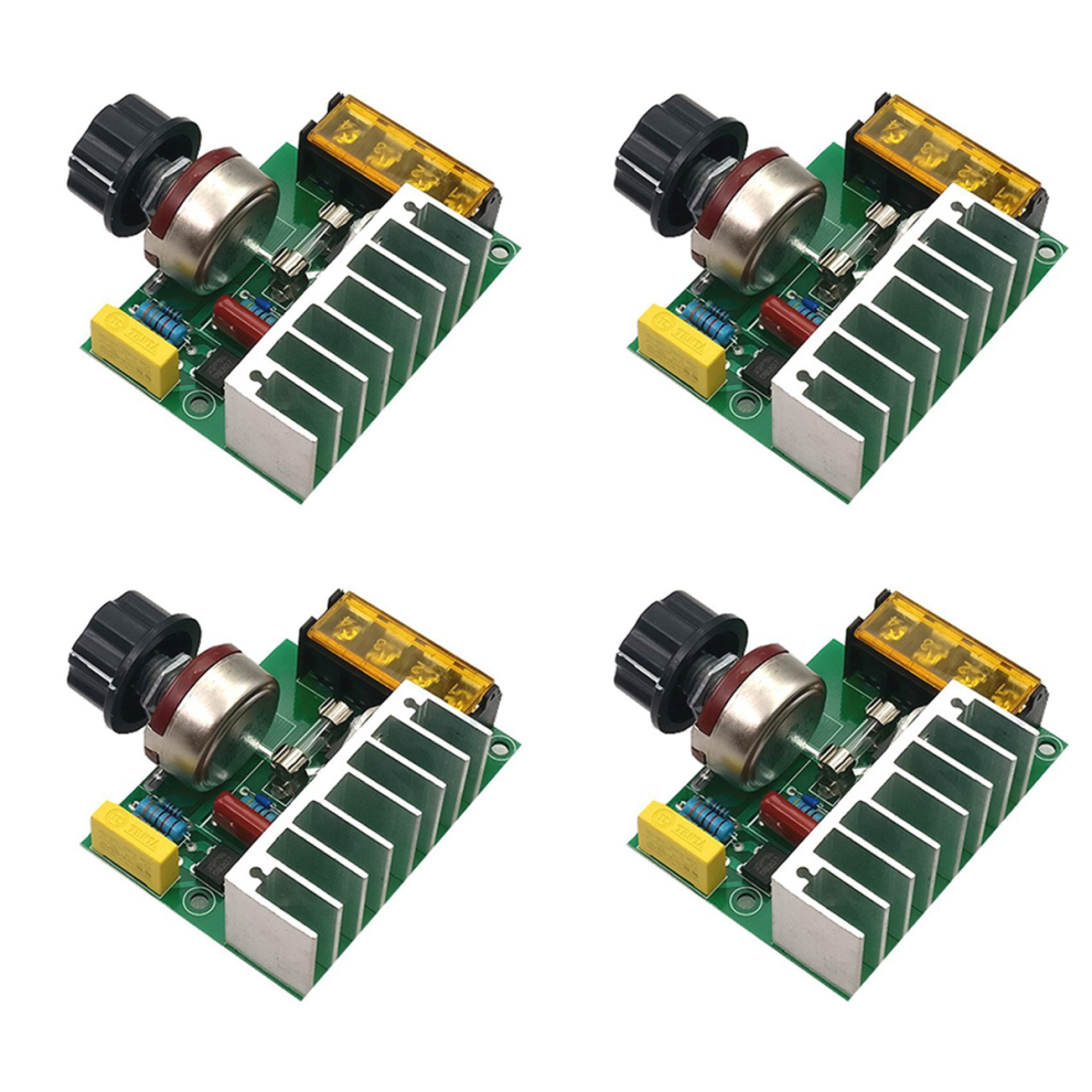 4X 4000W Ac 220V Scr Electric Voltage Regulator Motor Speed Controller Dimmers Dimming 4851689867103