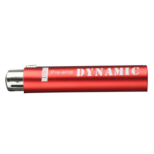 2X Replace for DM1 Dynamic Microphone Preamplifier 28DB Gain Amplifier and Passive Ribbon Microphones,Red 2