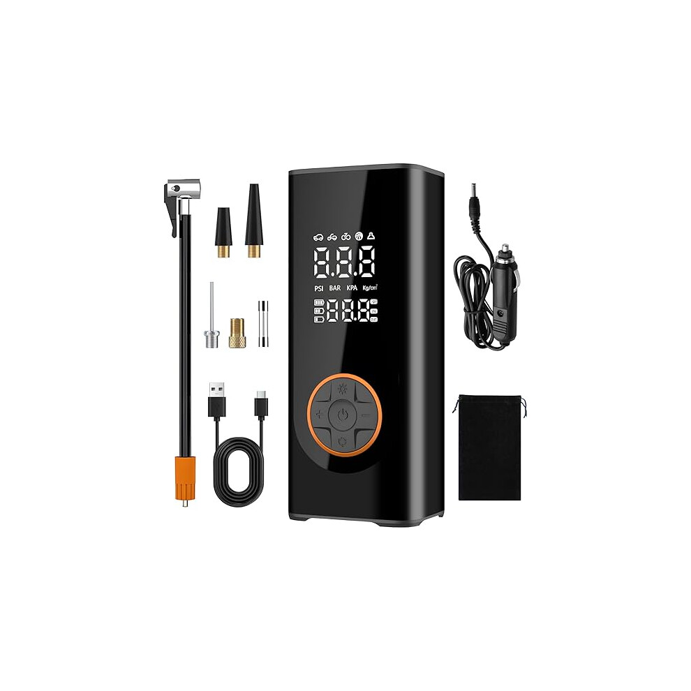 Corded Cordless Dual Purpose Digital Tyre Inflator,Portable Air Compressor