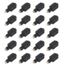 20X Mini Optical Audio Adapter 3.5MM Female Jack to Digital Toslink Male Plug for Amplifier