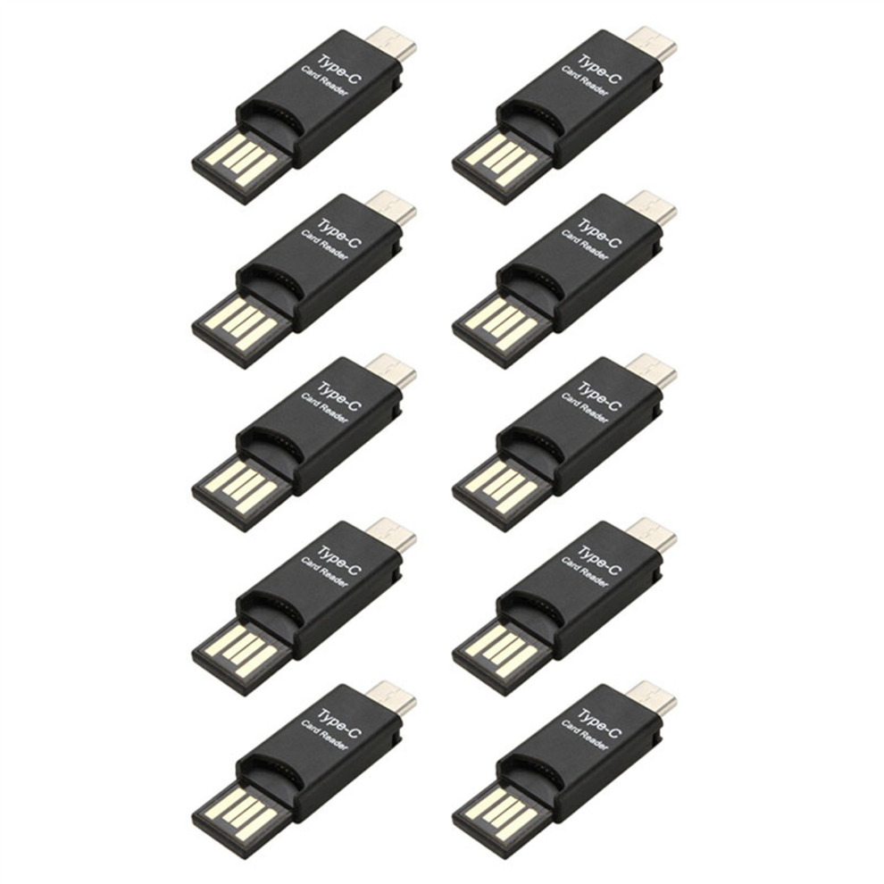 10X Usb 3.1 Type C Usb-C To Micro-Sd Tf Card Reader Adapter For Pc Cellphone 4851689864249