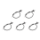 5pcs 16 Inch 40Cm Mechanical Locking Camera Shutter Release Remote Control Cable Cord 5