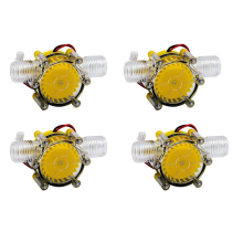 4X 10W Water Flow Pump Mini Hydro Generator Turbine Hydraulic Conversion 80V