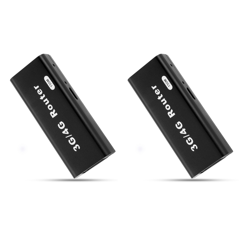 2X Mini 3G/4G Wifi Router Rj45 Usb Wireless Routers Portable 2412-2483Mhz External Interface With Cable 4851689872718
