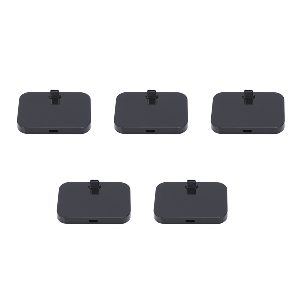 5X Mobile Phone Desktop Type-C Charger Stand Holder Cellphone Usb-C Charging Docking Station Black 4851689872374