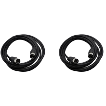 2X 8 Pin Din Male To Speaker Audio Cable Adapter for Surveillance Automotive Computers Television Precision 5M