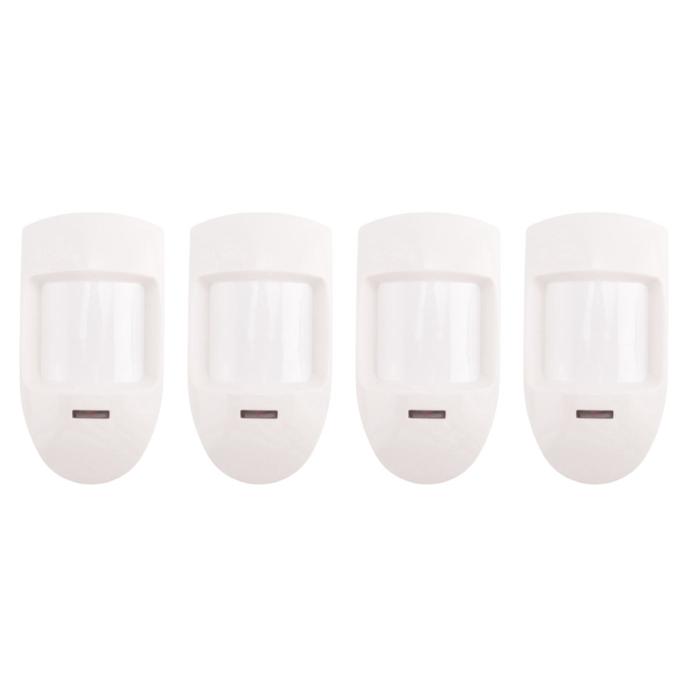 4X 12V Wired Dual PIR Motion Sensor Infrared Probe Burglar Alarm Detector Home Security System